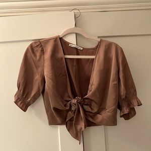 Abercrombie Tie Top